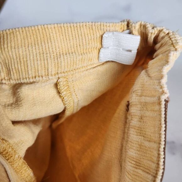 My brother john kids unisex pastel yellow corduroy ribbed shorts sz 5 vintage st - Picture 5 of 7